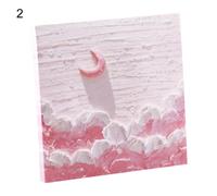 50/80pcs Créatif Peinture À L'huile L'océan Bloc-Notes Papier Post Notes Notes Autocollantes Bloc-Notes Papeterie Fournitures Scolaires De Bureau