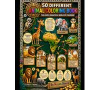50 Animals drawing and colouring book: Draw, Lern,and colouring animals