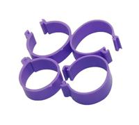 50 anneaux de pattes en plastique coloré, diamètre intérieur 25 mm, avec boucle, pour poulet, canard, oie, dinde, volaille,25mm