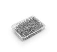 50 anneaux de saut en fil nichrome à haute température alliage forme U pour pendentif DIY ornements céramique fusion dans le verre calibre 21 avec boîte rangement plastique