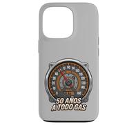 50 Años A Todo Gas 1975 Compteur de Vitesse Amateur de Voiture Coque pour iPhone 13 Pro