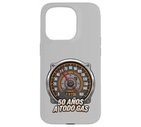 50 Años A Todo Gas 1975 Compteur de Vitesse Amateur de Voiture Coque pour iPhone 15 Pro
