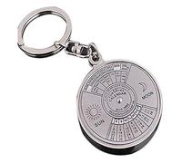 50 Ans Charme Perpétuel Pivotant Calendrier Porte-clés rétro en Métal 2010-2