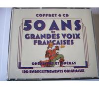 50 Ans De Grandes Voix Francaises, Operettes Et Opera : Grands Succes