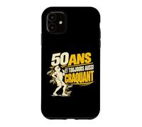 50 Ans Et Toujours Aussi Craquant Humour Anniversaire Homme Coque pour iPhone 11