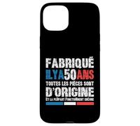 50 Ans Fête Anniversaire Homme Patriote Français Coque pour iPhone 15 Plus