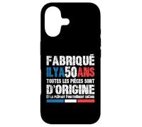 50 Ans Fête Anniversaire Homme Patriote Français Coque pour iPhone 17