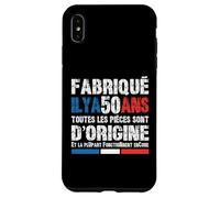50 Ans Fête Anniversaire Homme Patriote Français Coque pour iPhone XS Max