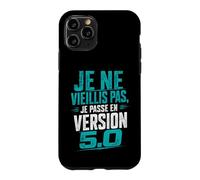 50 Ans Homme Je Ne Vieillis Pas Je Passe en Version 5.0 Coque pour iPhone 11 Pro