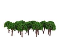 50 Arbres Vert Clair, Échelle Z T, Modèle De Train, Parc Routier, Scène Diorama 1:500