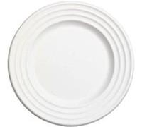 50 assiettes vague fibre de canne bio 23cm blanc - générique v51wave230bl Blanc G