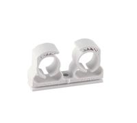 50 attache clip multi-diamètre pour tube - double - 58mm - SCELL-IT - ABMD1418