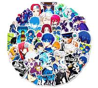 50 Autocollant Blau Lock, Autocollant Personnage Valise Ordinateur Portable Moto Skateboard Vélo Autocollant, Anime Blu Lock Autocollant Imperméable à L'eau Mignon DIY Autocollant Blau Lock