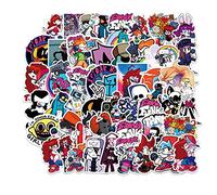50 Autocollant Friday Night Funkin PVC Graffiti Imperméables, Anime Boyfriend DIY Bagages Réfrigérateur Ordinateur Portable Skateboard Autocollants Personnalisés Combinaison Non Répétable