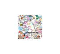 50 Autocollants de Bien-être Mental,Motivation et Positivité,scrapbooking,coller sur portable,lettre,cahiers,skate,stickers encourageants,DIY,autocollant reajustable