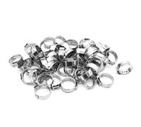 50 bagues à sertir en acier inoxydable for tubes PEX, largeur 7 mm, diamètre intérieur maximum 22,6-25 Convient for le raccordement de(20.9~24.1mm)