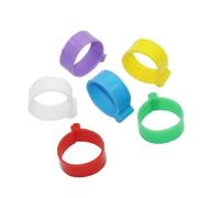 50 bagues pour pattes de volaille, diamètre intérieur 25 mm, pour poulet, canard, oie, oiseaux, anneaux à boucle, matériel agricole,Jaune,25mm