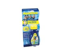 50 bandelettes d'analyse piscine AquaChek Chlore/pH Jaune/Bleu