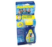 50 bandelettes d'analyse piscine AquaChek Chlore/pH Jaune/Bleu G