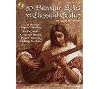 50 Baroque Solos For Classical Guitar Book/Online Audio