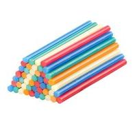 AGT Bâtonnets de colle pour pistolet à colle Ø11 mm – 50 pièces, 5 couleurs