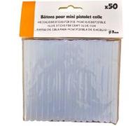 ALIX - Pack de 50 Bâtons de Colle chaude 7mm - Transparent - Pistolet à Colle Glue Gun ALIX