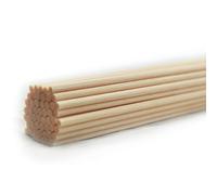50 bâtons de recharge de rechange de diffuseur de Reed de fibre de diamètre de 3.5mm 4mm pour le parfum d'arome (30cm*4mm, Beige)