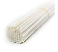 50 bâtons de recharge de rechange de diffuseur de Reed de fibre de diamètre de 3.5mm 4mm pour le parfum d'arome (20cm*4mm, Blanc)