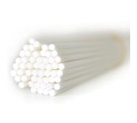 50 bâtons de recharge de rechange de diffuseur de Reed de fibre de diamètre de 3.5mm 4mm pour le parfum d'arome(30cm*3.5mm, Blanc)