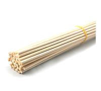 50 bâtons de Recharge de Rechange de diffuseur de Roseau de rotin Naturel pour l'arome (30cm * 3.5mm, Couleur Normale)