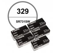 50 Batteries montre 329 1 55 V Varta alcaline My-Montre