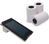 50 bobine papier thermique 57x30x12 mm. pour terminal carte bleue portable. papier thermique sans bisphénol A. Bobine pour TPE,tablette de paiement avec imprimante thermique faible capacité