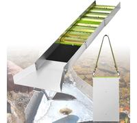 50" Boîte À Écluse Pliable En Alliage D'aluminium Pour L'orpaillage, Boîtes À Écluse Portables, Équipement Léger De Prospection D'or, Avec Mousse De Mineur, Pour L'orpaillage