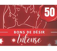 50 BONS DE DÉSIR Intense: Tickets sexy et torrides à offrir à son ou sa chéri(e) pour un plaisir à deux pour couple |Cadeau idéal Saint Valentin, ... cm | 8,25 x 6 in | SUPER IDÉE CADEAU COQUIN
