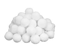 50 Boules de Neige d’Imitation de 7 cm, Boules de Neige artificielles de Noël pour des batailles de Boules de Neige en intérieur, Accessoires de décoration de fête de Noël en