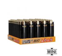 50 briquets bic mini à pierre gold