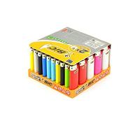 50 briquets bic mini à pierre pastel