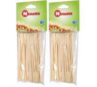 50 Brochettes à poignées 15cm (Lot de 2)