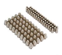 50 buses et 50 électrodes pour chalumeau de coupe plasma P80 compatible avec CUT 70 80 100 120 (1,3 mm)