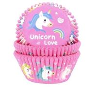 50 Caissettes à Cupcakes Licorne