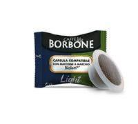 Caffè Borbone Mélange Light, 50% moins de caféine que le Mélange Bleu - 50 Capsules - Compatibles avec les machines à café de la marque Bialetti®*