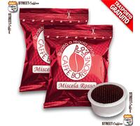 50 Capsules Cialde Café Borbone Rossa Red Compatibles Lavazza Espresso Point