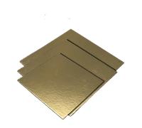 50 Carres Carton Or Noir