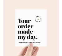 50 Cartes De Remerciement Pour Petites Entreprises,Notes De Remerciement Pour Soutenir Mes Petites Cartes De Visite. - Type White #B