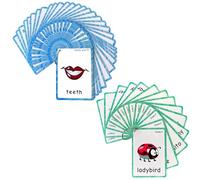 50 Cartes Éclair Parties du Corps et Insectes en Anglais, Matériel Montessori pour l'enseignement de l'Anglais (ESL), Homeschool et Thérapie Autisme