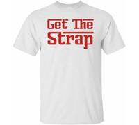 50 Cent T-Shirt Get The Strap Birdman Fifty Hip Hop Rap NRA Men's Shirt White L