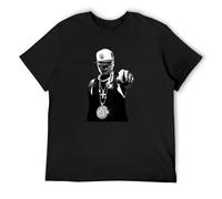 50 Cent T-Shirt Rap Tee Hip Hop G Unit Graphic Mens Basic Short Sleeve Cotton Casual T-Shirt Black Tee Shirt Black M