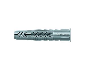 50 chevilles murales universelles en nylon Fischer gris 10 x 60mm