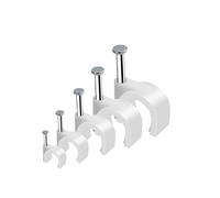 50 clips ronds pour câbles 4/5/6/7/8/9/10/12 mm gestion des câbles électriques support de cordon de serrage clips de câble circulaire (taille : 50 pièces 5 mm)