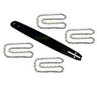50 cm 1,5 mm 0,325" 76 TG épée + 4 x chaîne Timbertech, tronçonneuse Chain Sa...